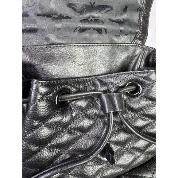Rebecca Minkoff Love Backpack Leather Black Quilted Chain main image 7